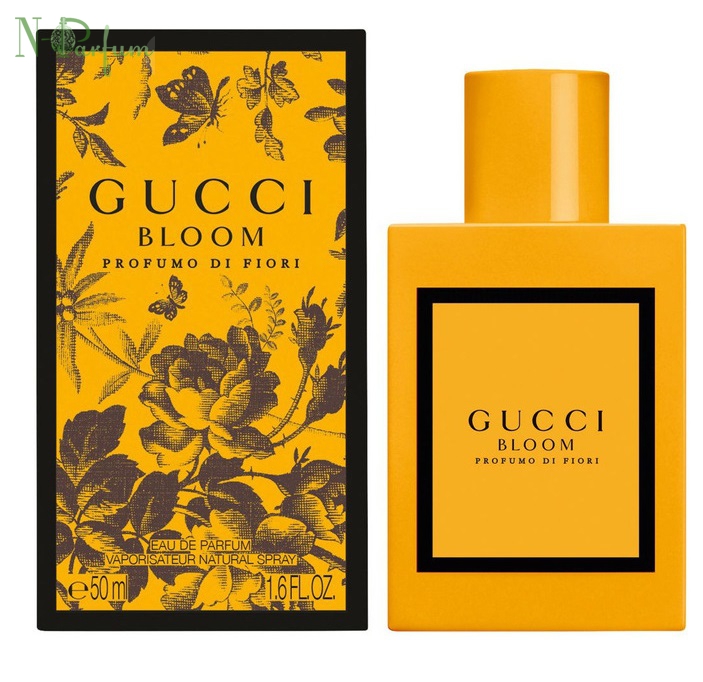 gucci bloom perfume yellow bottle