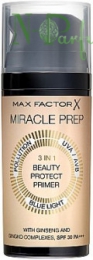 Основа под макияж Max Factor Miracle Prep 3in1 Beauty Protect Primer SPF 30
