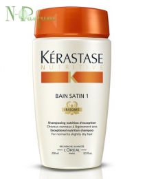 Шампунь для нормальных и слегка сухих волос Kerastase Nutritive Bain Satin 1 Irisome