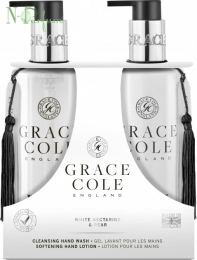 Набор "Белый нектарин и груша" Grace Cole Hand Care Duo White Nectarine & Pear