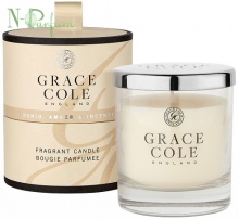 Свеча для дома ароматизированная "Орхидея, амбра и ладан" Grace Cole Orchid, Amber & Incense