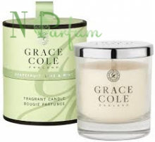 Свеча для дома ароматизированная "Грейпфрут, лайм и мята" Grace Cole Grapefruit Lime & Mint